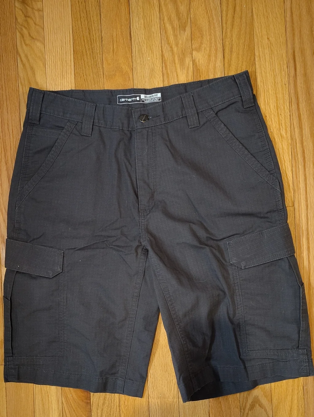 Carhartt Men’s Dark Charcoal Cargo Shorts
